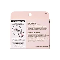 KISS The New Natural, False Eyelashes, Glowy Skin, Single Pack, 1 Pair., False Eyelashes, Glowy