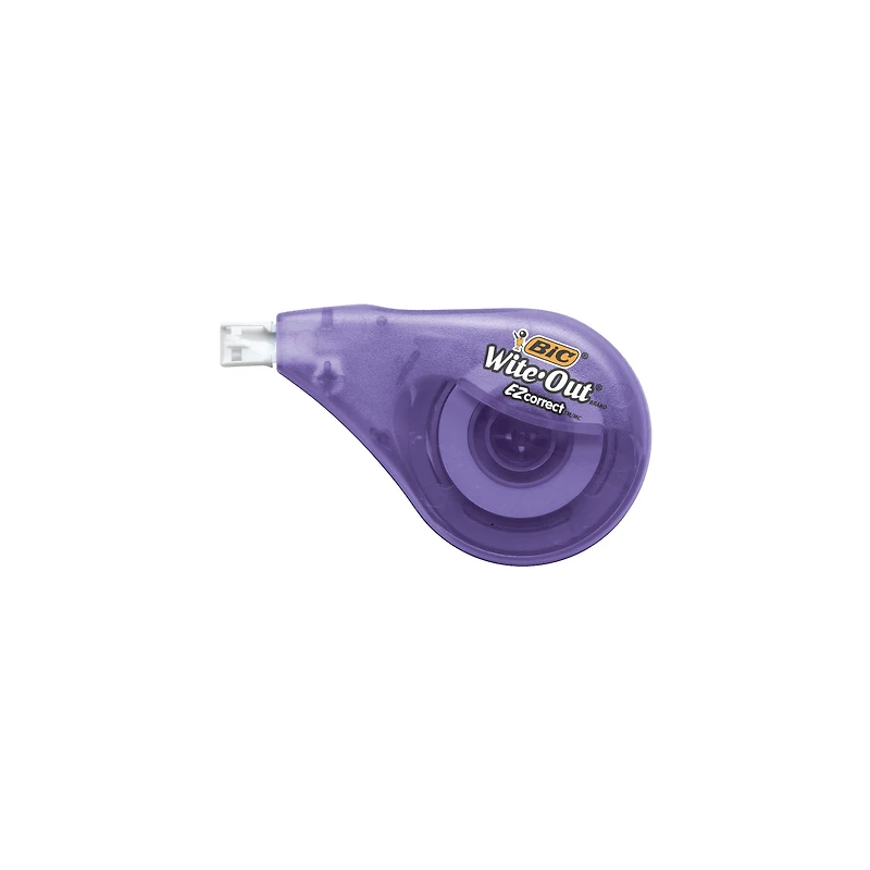 BIC Wite-Out EZ Correct Bande Correctrice, Blanc, Pas de Temps de Séchage, Bande Résistante aux Déchirures, 1-Paquet