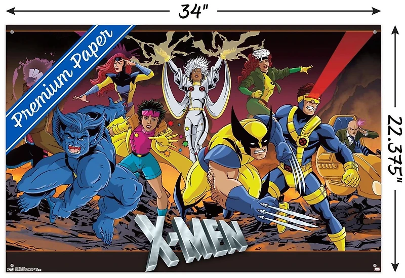 Marvel Comics - The X-Men - Group Wall Poster, 22.375" x 34"