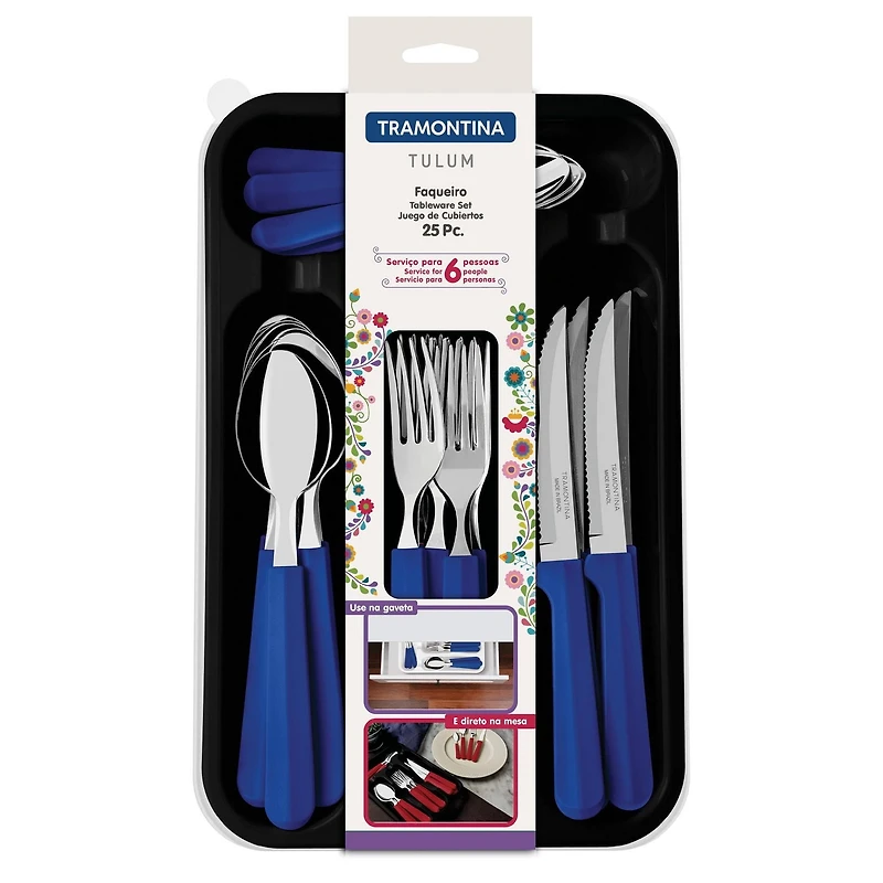 Tramontina Tulum 25pc Cutlery Set
