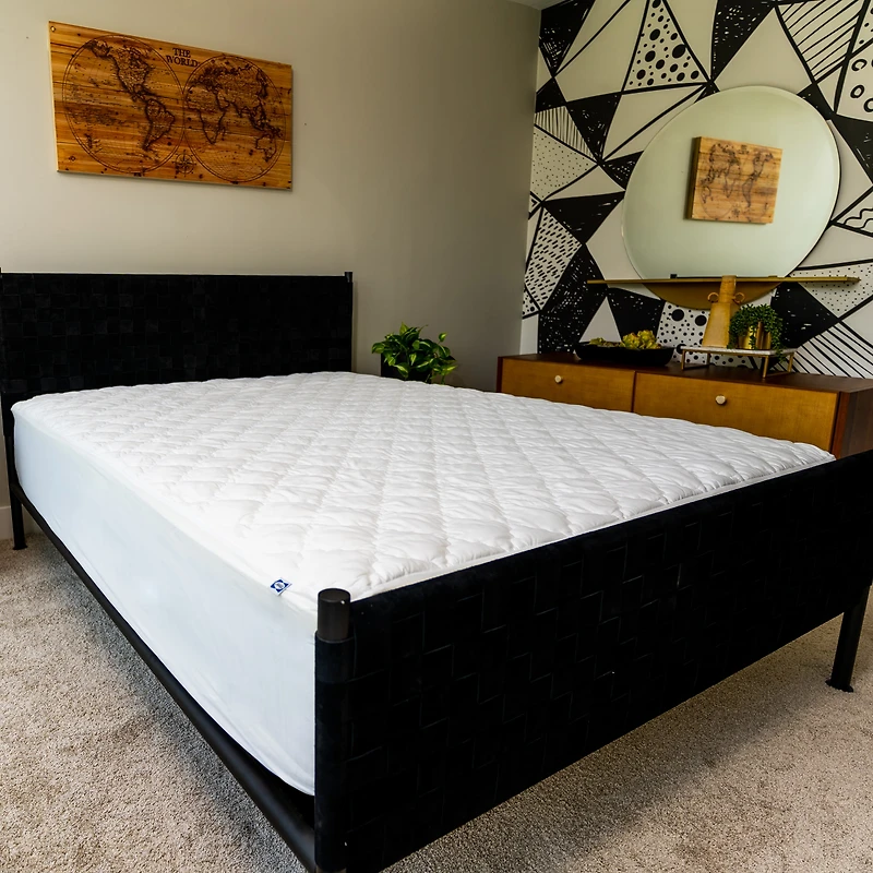 Sealy Waterproof Plus Mattress Pad, Full- Fitted, Stain Release, Antimicrobial