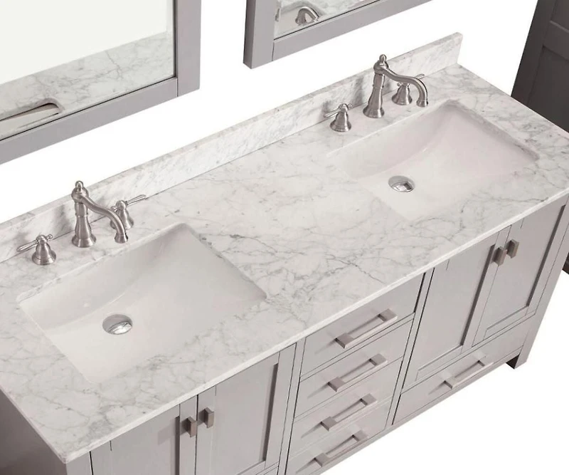 DROP Bath and Kitchen DR091061 Undermount Bathroom Sink