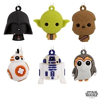 Hallmark Mini Christmas Ornaments (Star Wars Shatterproof), Set of 6