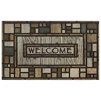 Mohawk Home – Tapis d’entrée multicolore Drifted Nature, 46 x 76 cm (1 pi 6 po x 2 pi 6 po)
