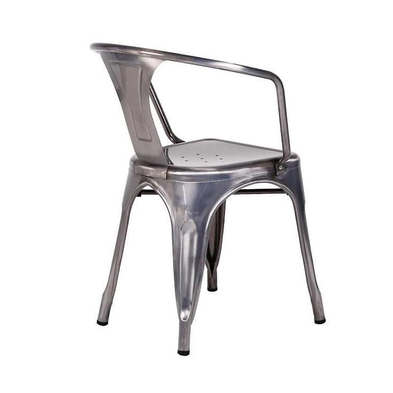 Chaise de salle à manger Take Me Home Tolix – Chaise de salle à manger moderne et robuste sans accoudoirs, idéale pour les restaurants et polyvalente pour une utilisation intérieure et extérieure