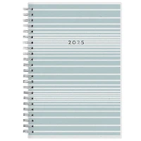 Agenda hebdomadaire/mensuel 2025, 5 po x 8 po, Blue Sky, Elysian