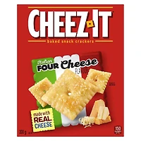 Cheez-It Baked Snack Crackers Italian Four Cheese Flavour 200g, Made with real cheese
