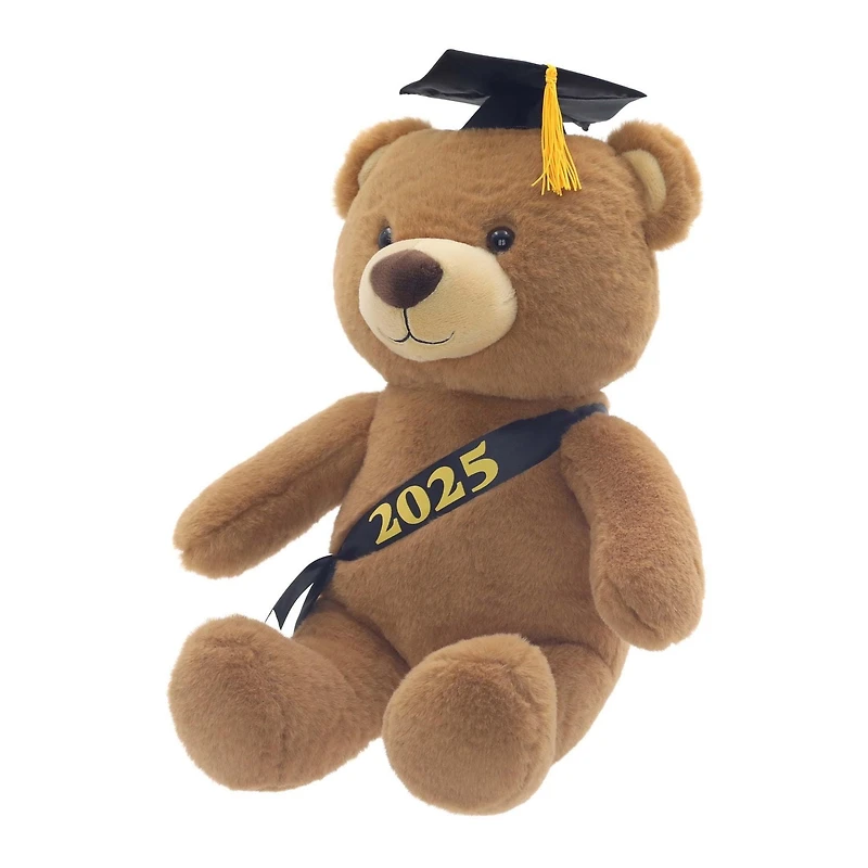 Peluche ours en peluche marron de 12 po pour remise des diplômes 2025