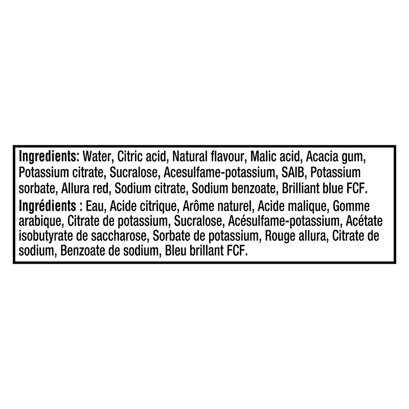 Aromatisant D'Eau Liquide Baies Et Grenade, Bouteille MIO BAIES DE GRENADE 48ML