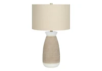 Monarch Specialties  Luminaire, 27"h, Lampe De Table, Crème, Tons Beige., Contemporain