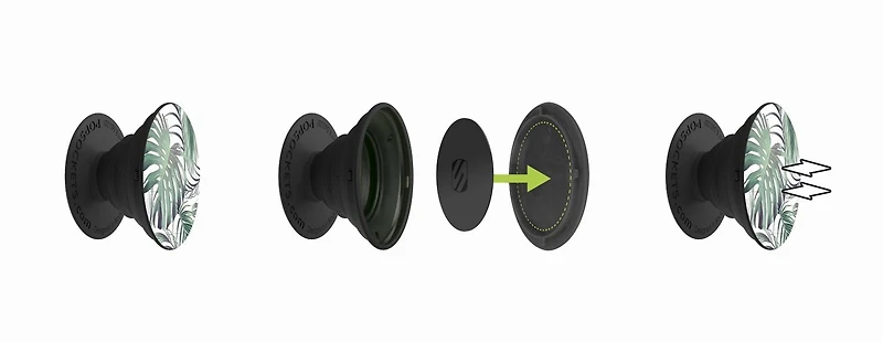 "Scosche MagicMount™ Pro Dash <br>Magnetic Dash Mount and the MagicPlates™ compatible with the PopSockets® Grip"