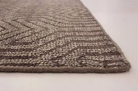 ECARPETGALLERY 5'2" x 7'10"  Moroccan Tangier Hand-knotted Area Rug for Living Room, Dining Room and Bedroom in Grey