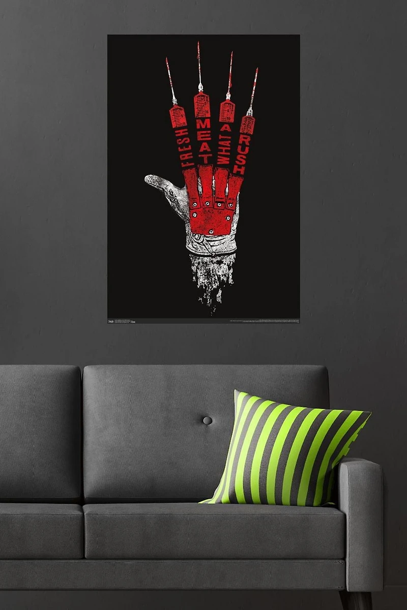 A Nightmare on Elm Street - Hand Wall Poster, 22.375" x 34"