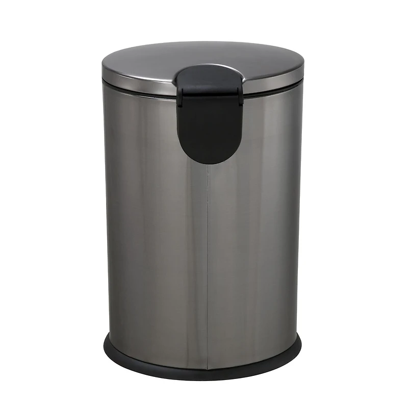 Poubelle de cuisine à pédale en acier inoxydable Hometrends de 12 litres Ovale/12 Litre