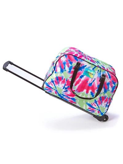 JUSTICE™ sac de sport à roulettes tie-dye éclaté pour filles SAC DE MARIN