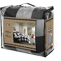 Ens. édredon Safdie & Co. de la collection Home Deluxe à 100 % polyester en blanc