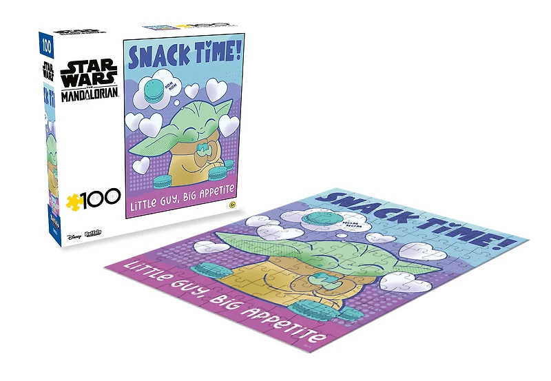 Buffalo Games Star Wars - Snack Time! 100-Piece Interlocking Jigsaw Puzzle for Children Ages 6 and Up