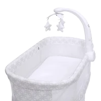 Delta Children Berceau à Bascule SleepCool  avec maille respirante, Fresco