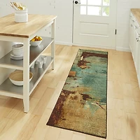 Tapis Strata de Mohawk, couleur turquoise fusion
