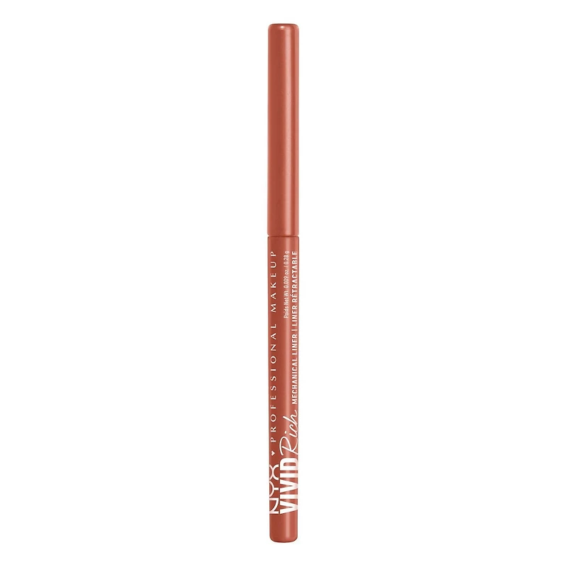 NYX PROFESSIONAL MAKEUP, Liner rétractable Vivid Rich, Crayon pour les yeux, Nuances riches, Formule végane Pigment pierre précieuse