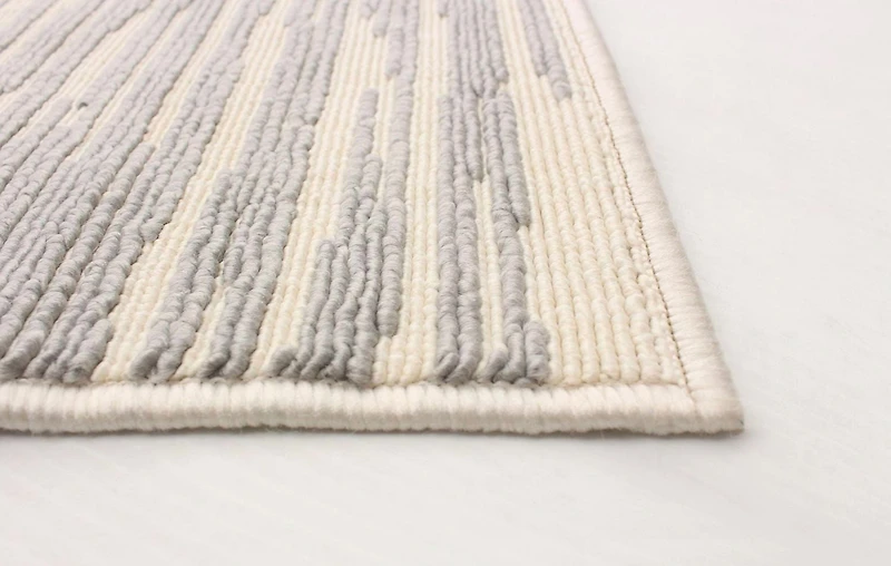 ECARPET Indoor/Outdoor for Balcony, Patio and Garden Yeta Light Grey Rug
