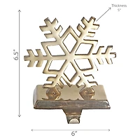 Porte-Chaussettes En Métal (Flocon De Neige)