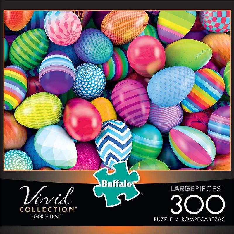 Buffalo Games - Vivid - Eggcellent - 300 Piece Jigsaw Puzzle