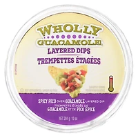 Wholly Guacamole Pico épicé sur trempette au guacamole Guacamole pico épicé 284g
