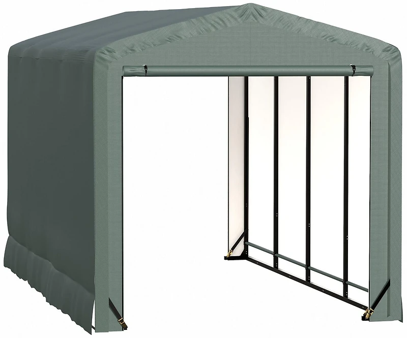 ShelterTube Wind and Snow-Load Rated Garage, 10x18x10 Green