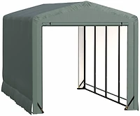 ShelterTube Wind and Snow-Load Rated Garage, 10x18x10 Green