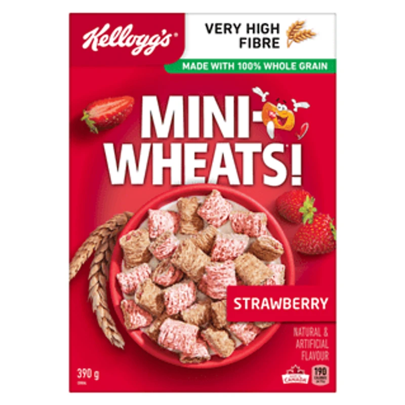 Mini-Wheats® Strawberry Flavour 390g, Mini-Wheats® Strawberry Flavour 390g