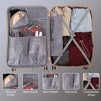 JT 28IN HARDSIDE HRT, Expandable Suitcase for Travel
