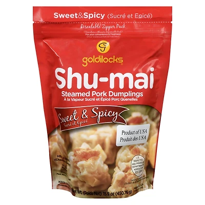 BOUCLE D'OR PORC SIOMAI DOUX ET ÉPICÉ 14/454G GL PORC SIOMAI EPI
