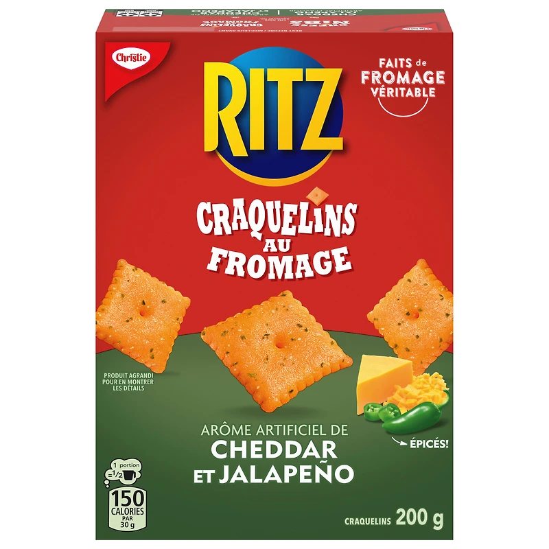 Christie Ritz Cheese Nibs Cheddar Jalapeno Crackers