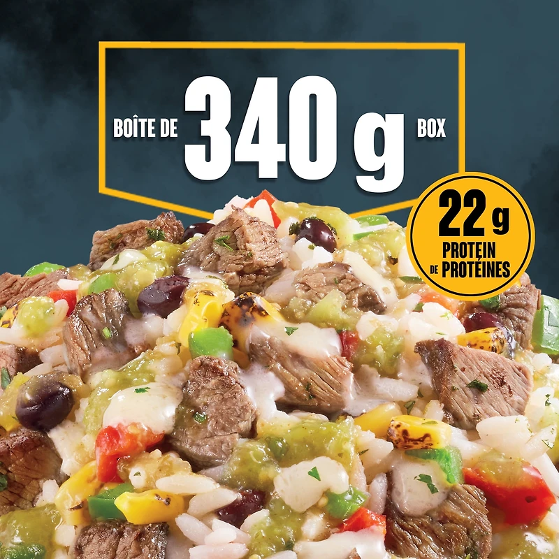 Bol Burrito Steak Carne Asada, Boîte CRAVE BOL BURRITO CARNE ASADA