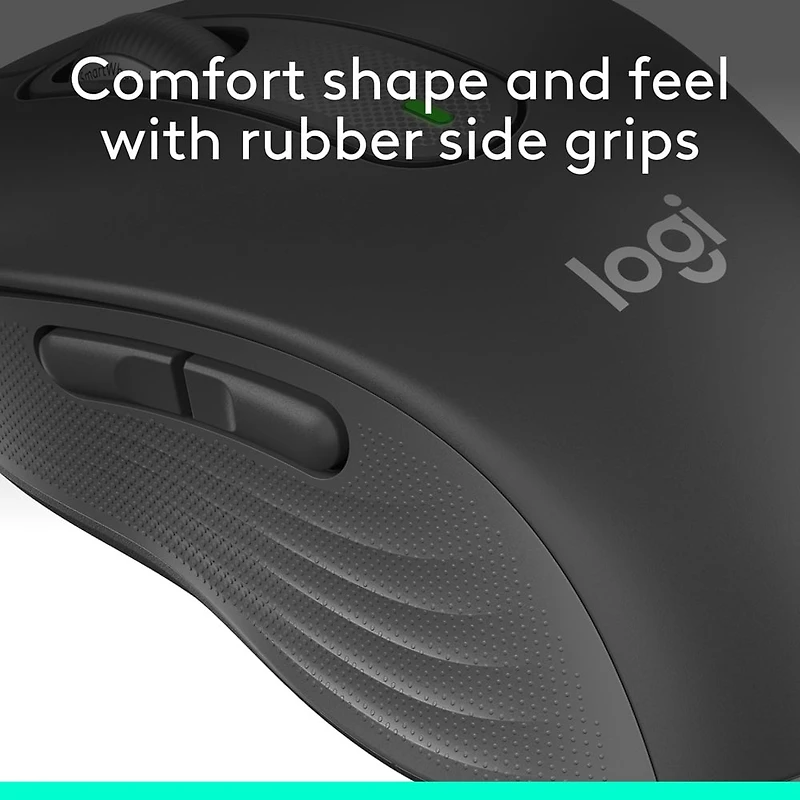 Logitech Signature M650 Souris Sans Fil - Pour Mains de Petites & Moyennes Tailles - Graphite