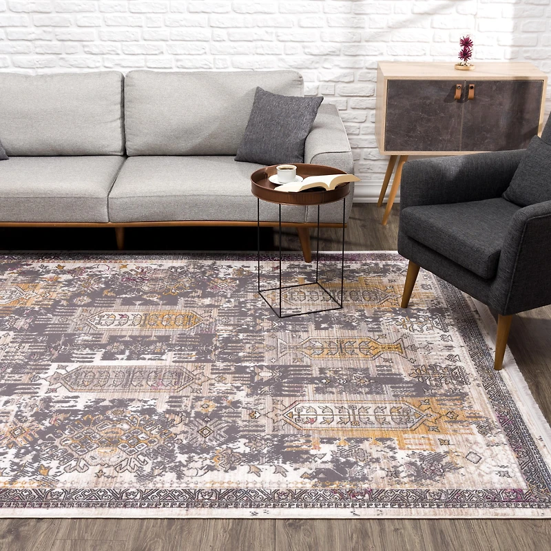 Rug Branch Amalfi Collection Modern Oriental Runner Area Rug