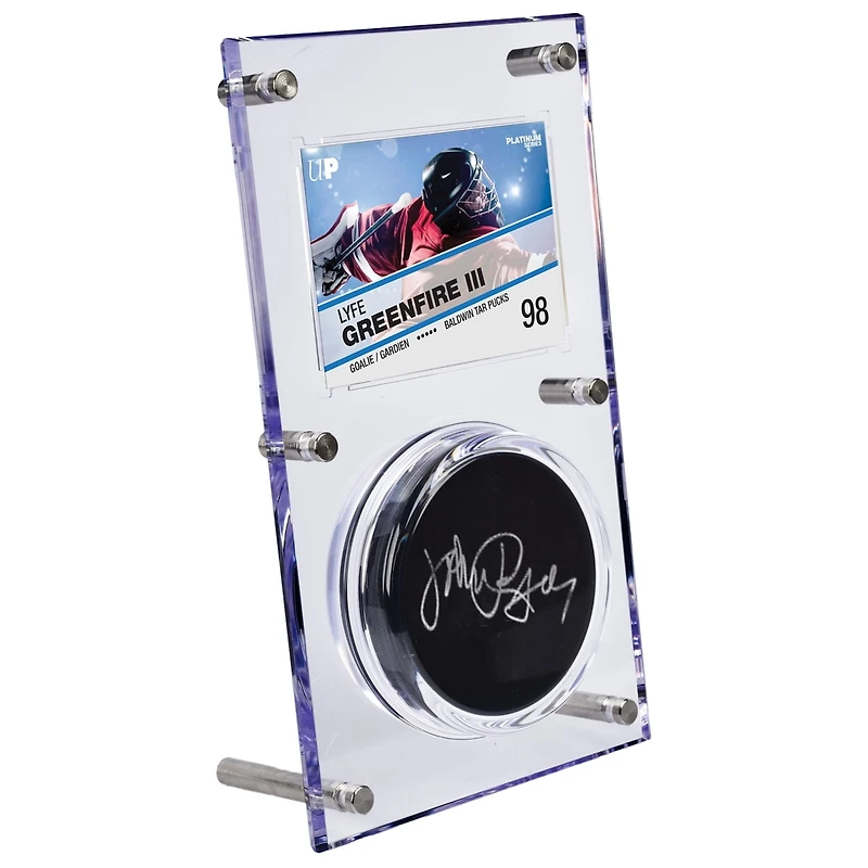 Ultra PRO Hockey Puck & Card (120PT) Clear Flip Display Case