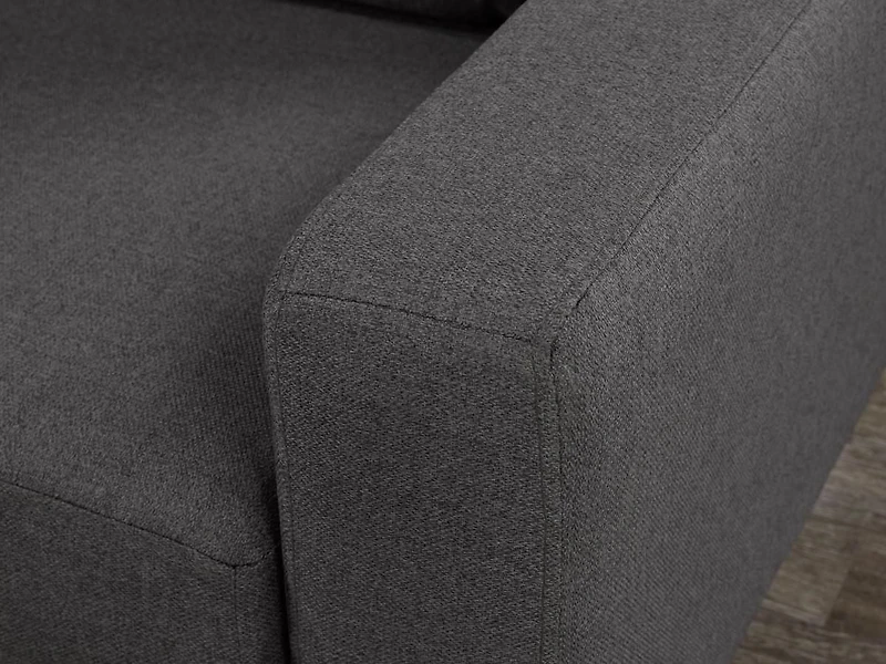 Sandra Sectional, Dark Grey