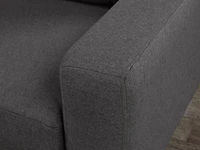 Sandra Sectional, Dark Grey