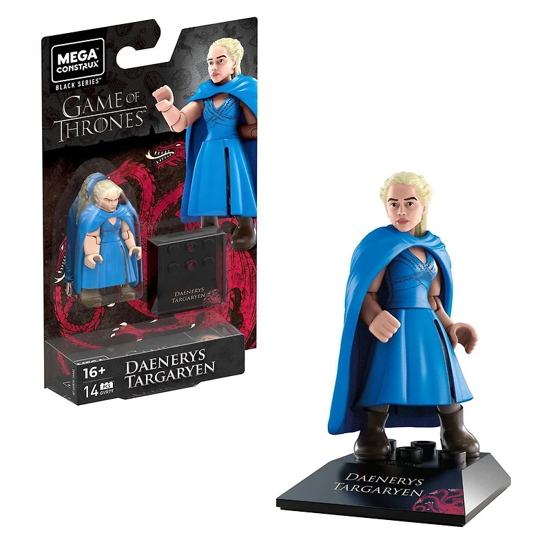 Figurine Daenerys Targaryen Mega Construx Heroes - 14 Blocks