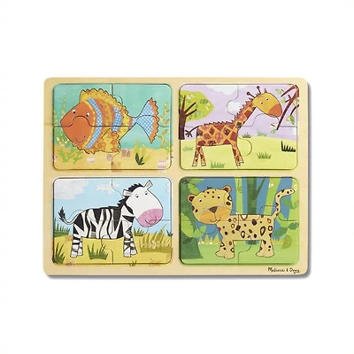 Melissa & Doug Wooden Puzzle - Animal Patterns