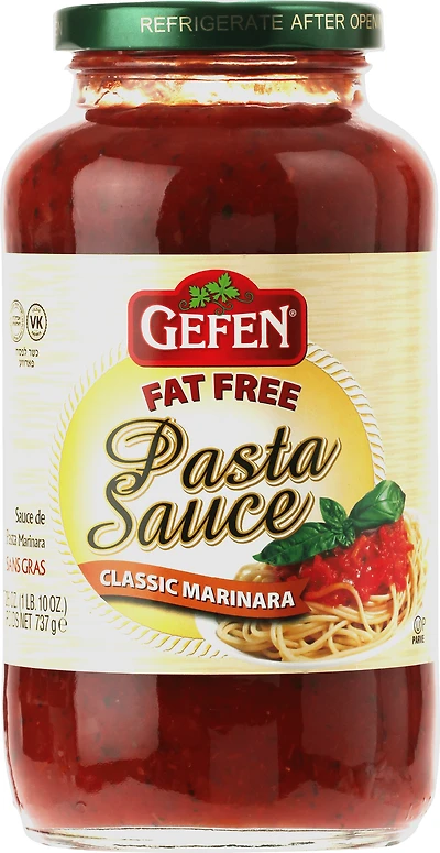 Gefen , Sauce Marinara Sans Gras E-GEFEN GF SAUCE PATES CLASS