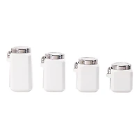 Mainstays Ensemble de boîtes en céramique émaillée blanche, 12 Pièce Ensemble de boîtes