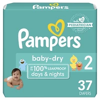PAMPERS COUCHES BABY DRY - FORMAT JUMBO