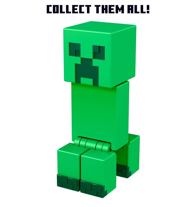 Minecraft Figurine articulée Creeper, 8,26 cm, pièce Crée-un-portail