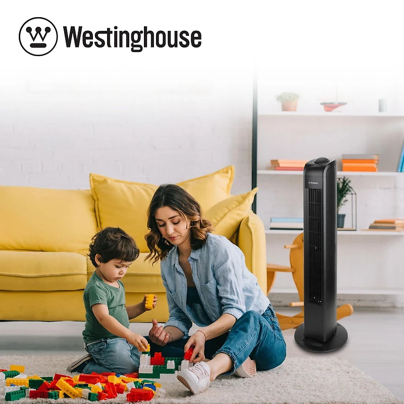 WESTINGHOUSE 31" OSCILLATING TOWER FAN