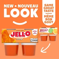 Goûters À La Gelée Réfrigéré À Saveur D'Orange, Paquet De 4 Coupes x 96g