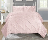 Swift Home Pintuck Duvet Cover Set