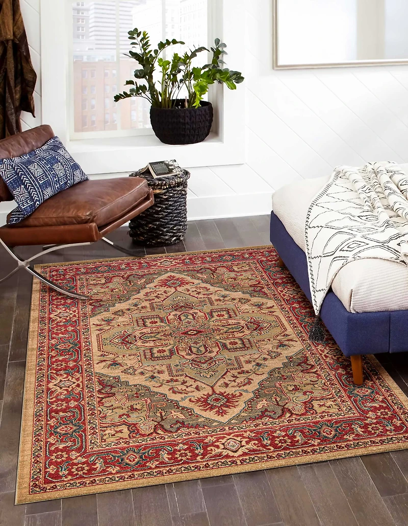 ECARPET Lux Traditional Area Rug for Living Room, Bedroom, Dining Entrance, Hallway and More.
